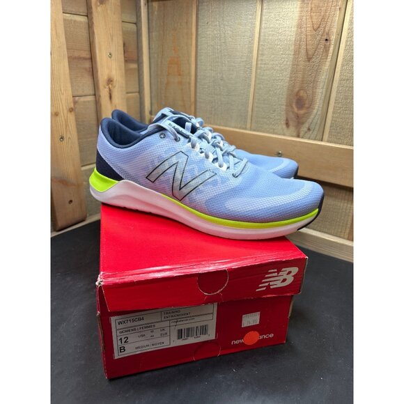 New Balance Womens Training Shoes WX715CB4 Size 12 M Blue Memory Sole Comfort - Picture 1 of 10